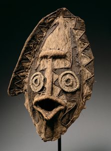 Tapan Mask, fra Elema-regionen i Papuan-gulfen, Papua Ny-Guinea, Oseania, (blandet media)